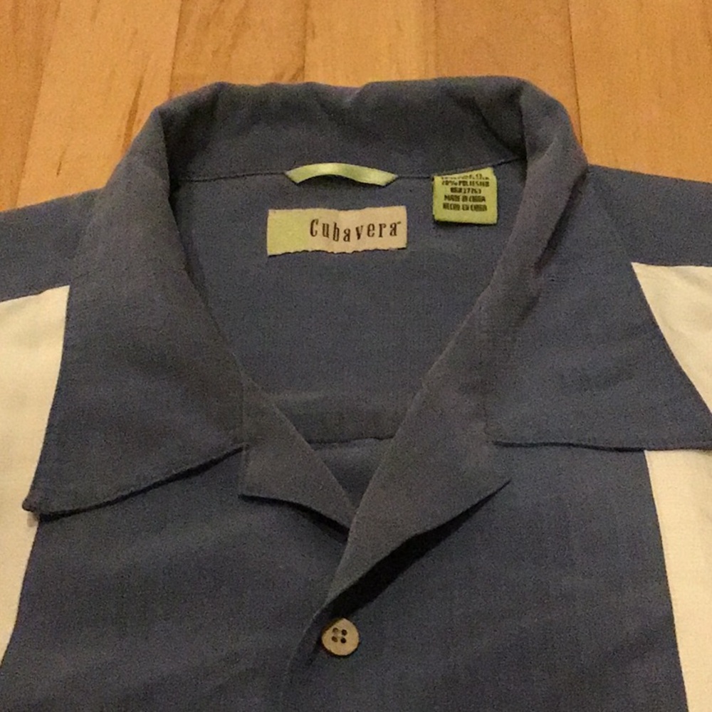 Men’s Cuban short sleeve shirt 2XL - Picture 3 of 5